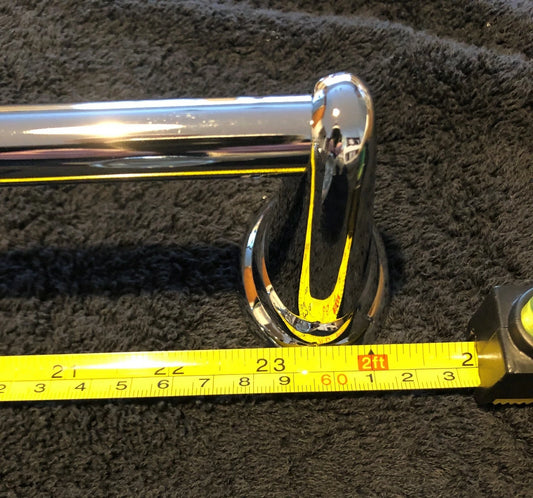 6pcs Chrome AQUILA Bathroom Accessories Set,Towel Rail,Toilet Roll Holder &more