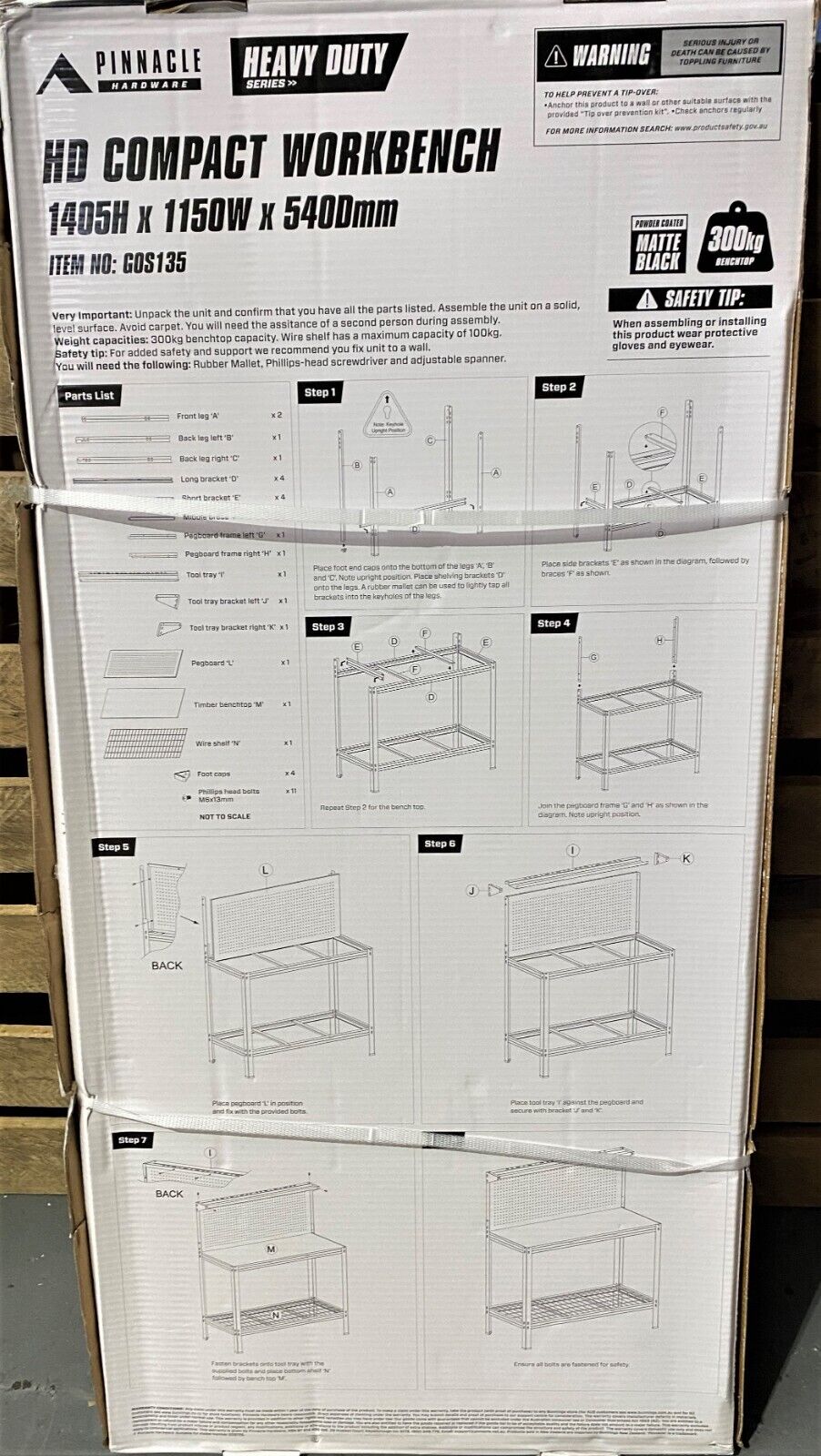 Pinnacle Heavy Duty Garage Workbench