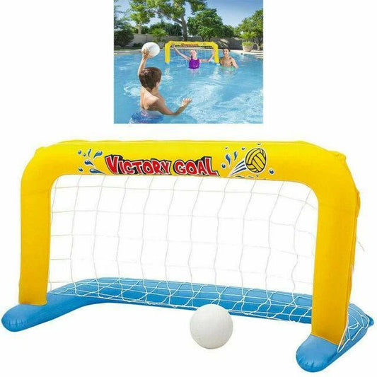 Giant Inflatable Water Polo Set - Goal Ball Blow Up Pool Toy Float Swimming Huge
