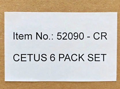 6pcs Chrome CETUS Bathroom Accessories Set,Towel Rail,Toilet Roll Holder &more